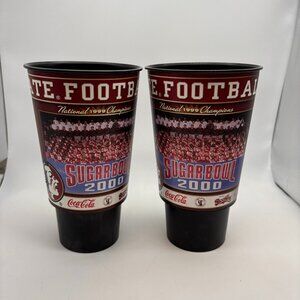 Florida State University FSU Seminoles National Champions 1993 Cups Set of Two